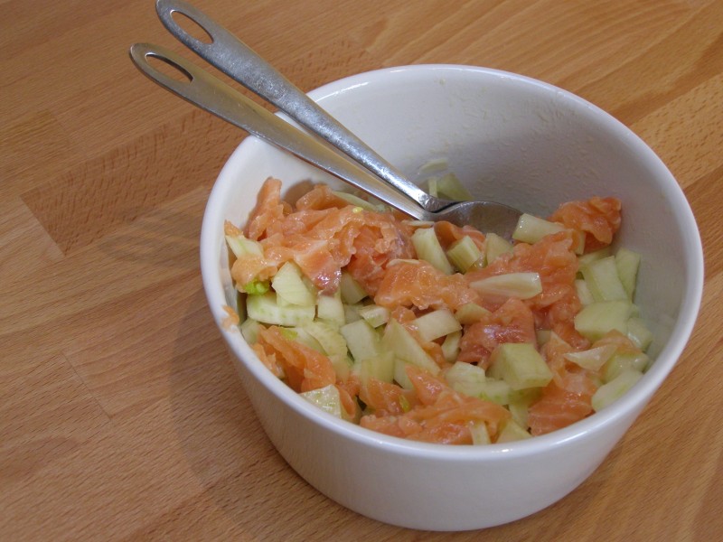 La salade saumon-fenouil