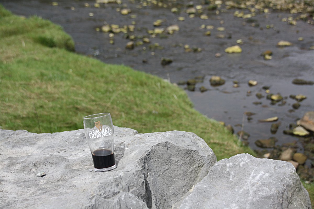 Une Guinness abandonnée